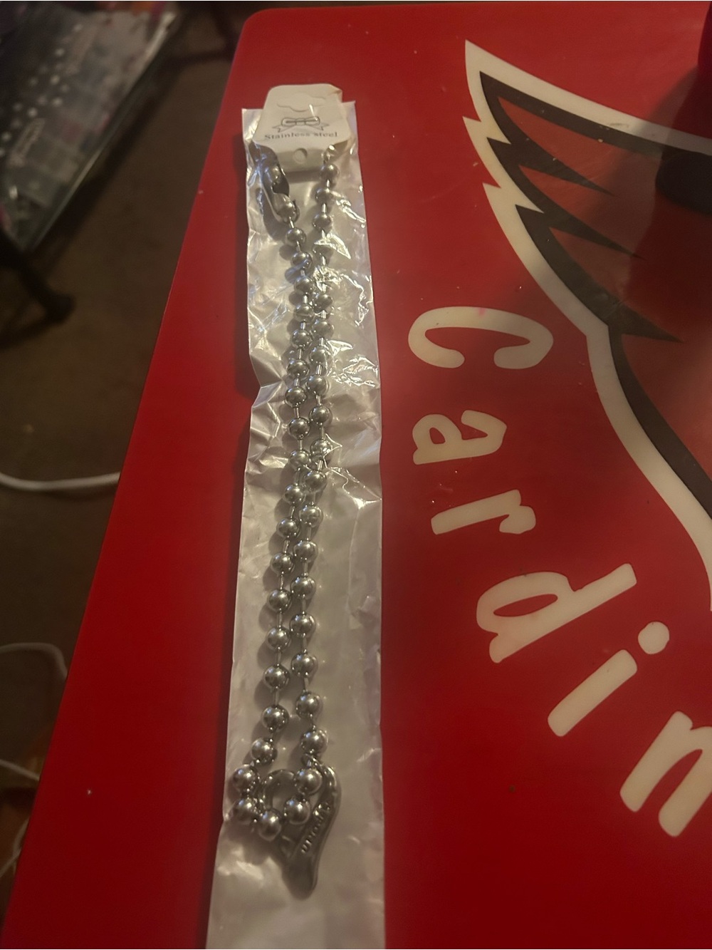Silver Beaded Bracelet - Unbranded